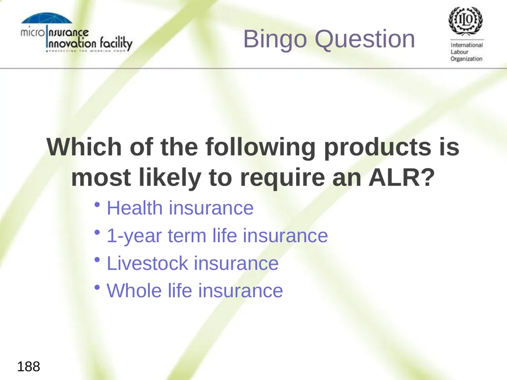 Pricing for Microinsurance Location Date Trainer 1 - slide 185 of 203