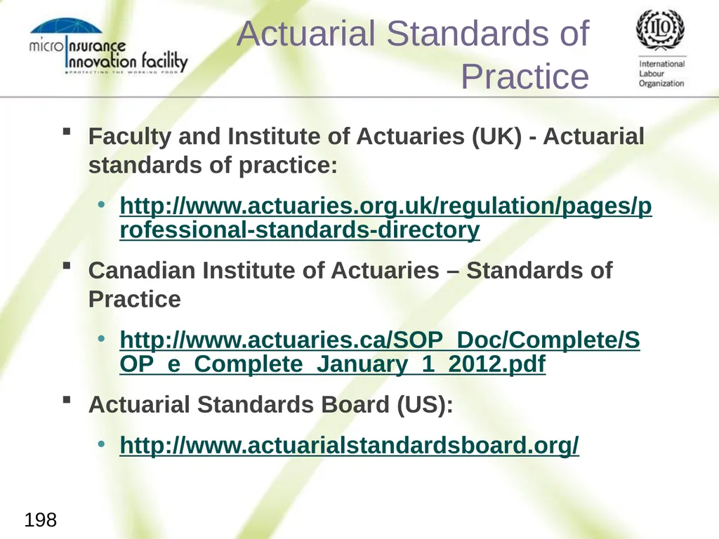 Pricing for Microinsurance Location Date Trainer 1 - slide 195 of 203