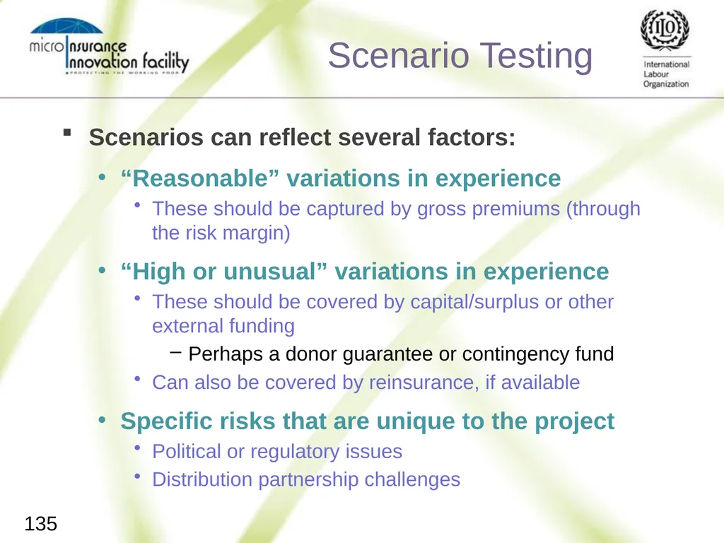 Pricing for Microinsurance Location Date Trainer 1 - slide 132 of 203