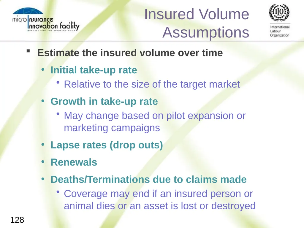 Pricing for Microinsurance Location Date Trainer 1 - slide 125 of 203