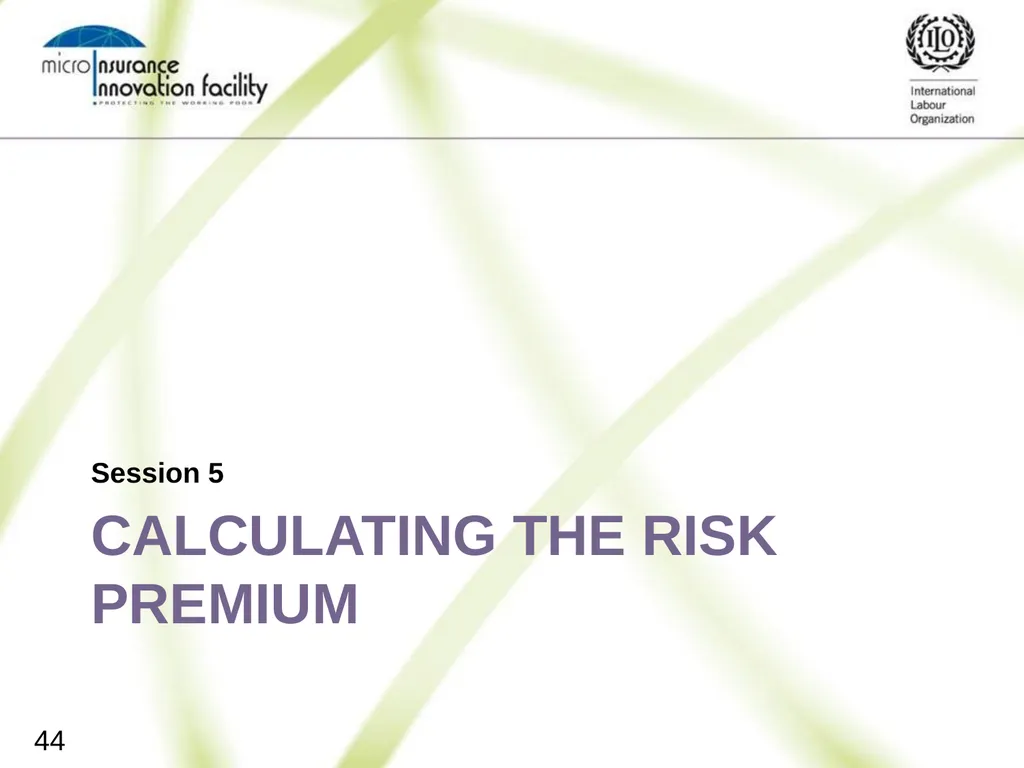 Pricing for Microinsurance Location Date Trainer 1 - slide 42 of 203
