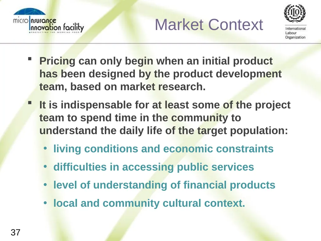 Pricing for Microinsurance Location Date Trainer 1 - slide 35 of 203