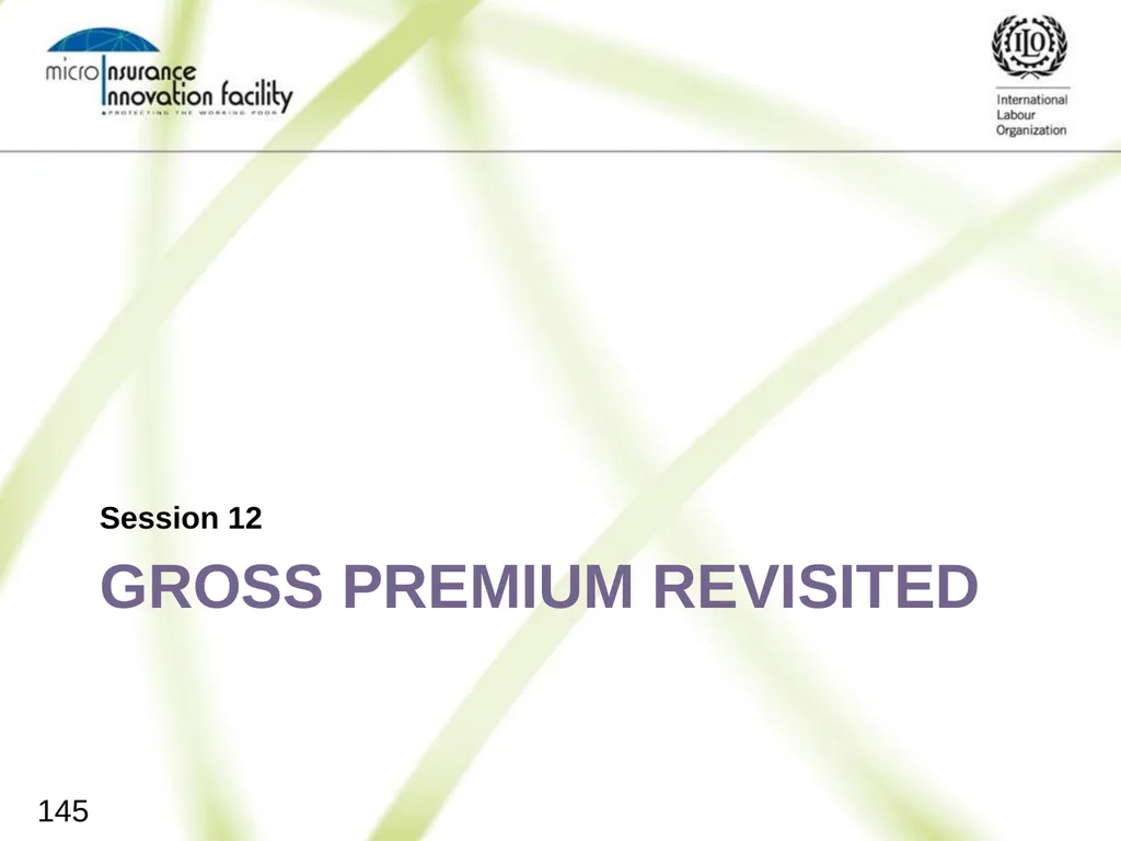 Pricing for Microinsurance Location Date Trainer 1 - slide 142 of 203