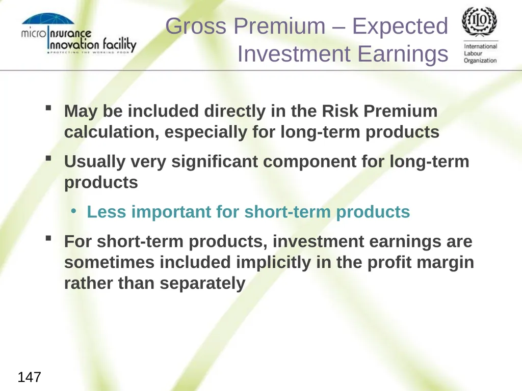 Pricing for Microinsurance Location Date Trainer 1 - slide 144 of 203