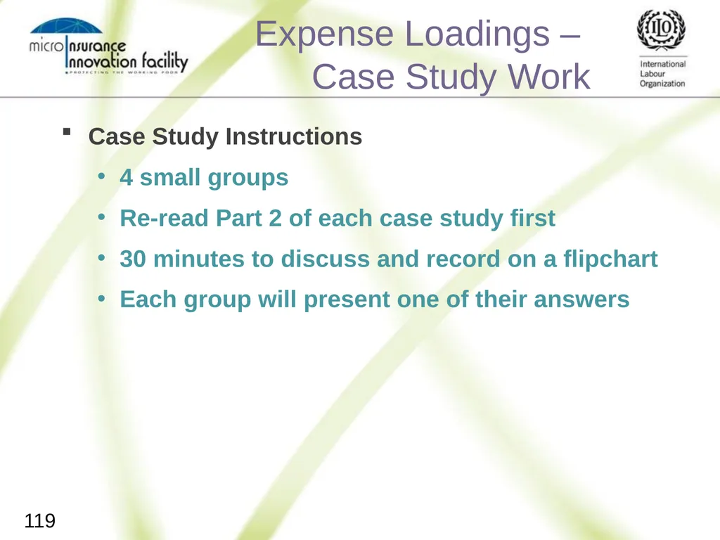 Pricing for Microinsurance Location Date Trainer 1 - slide 116 of 203