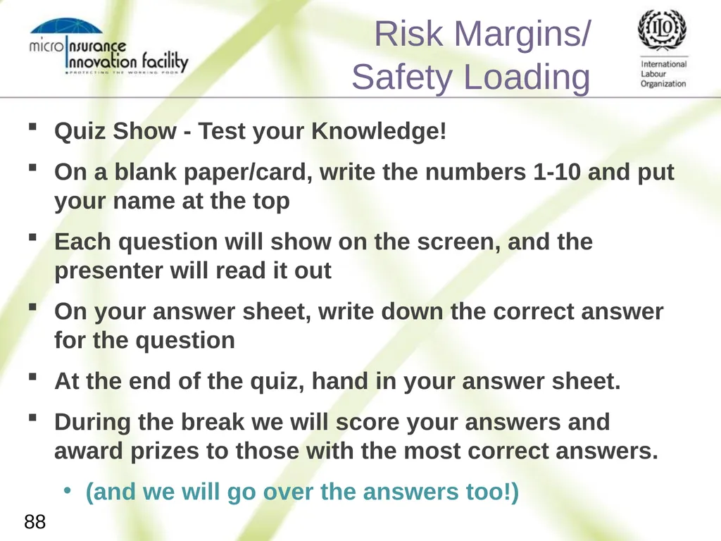 Pricing for Microinsurance Location Date Trainer 1 - slide 85 of 203