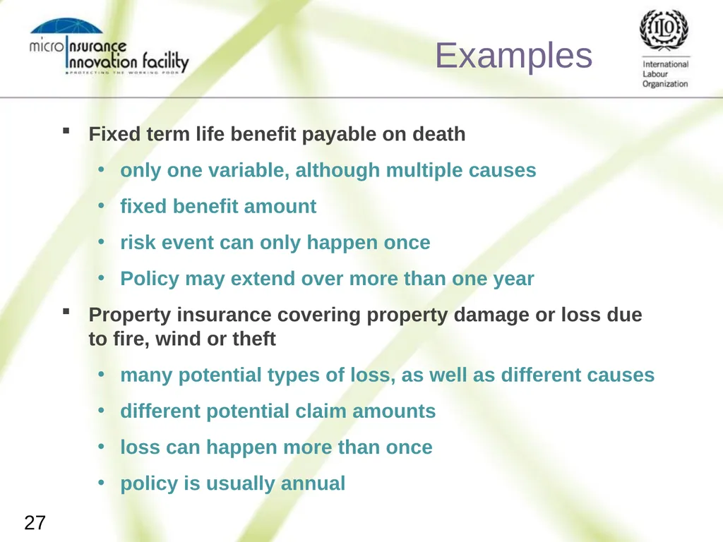 Pricing for Microinsurance Location Date Trainer 1 - slide 27 of 203