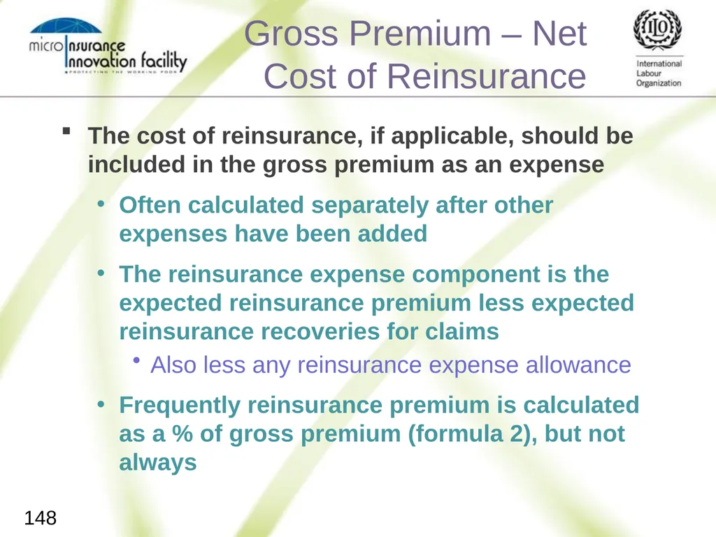 Pricing for Microinsurance Location Date Trainer 1 - slide 145 of 203
