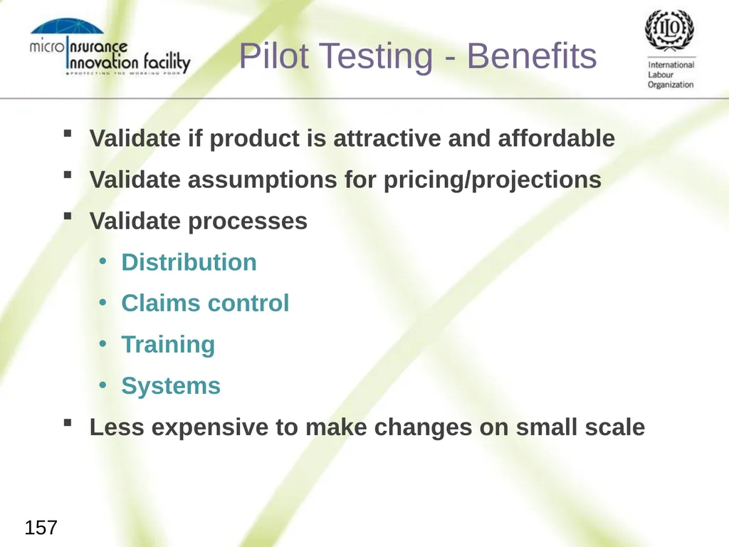 Pricing for Microinsurance Location Date Trainer 1 - slide 154 of 203