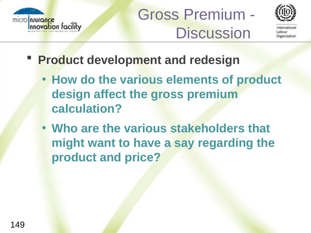Pricing for Microinsurance Location Date Trainer 1 - slide 146 of 203