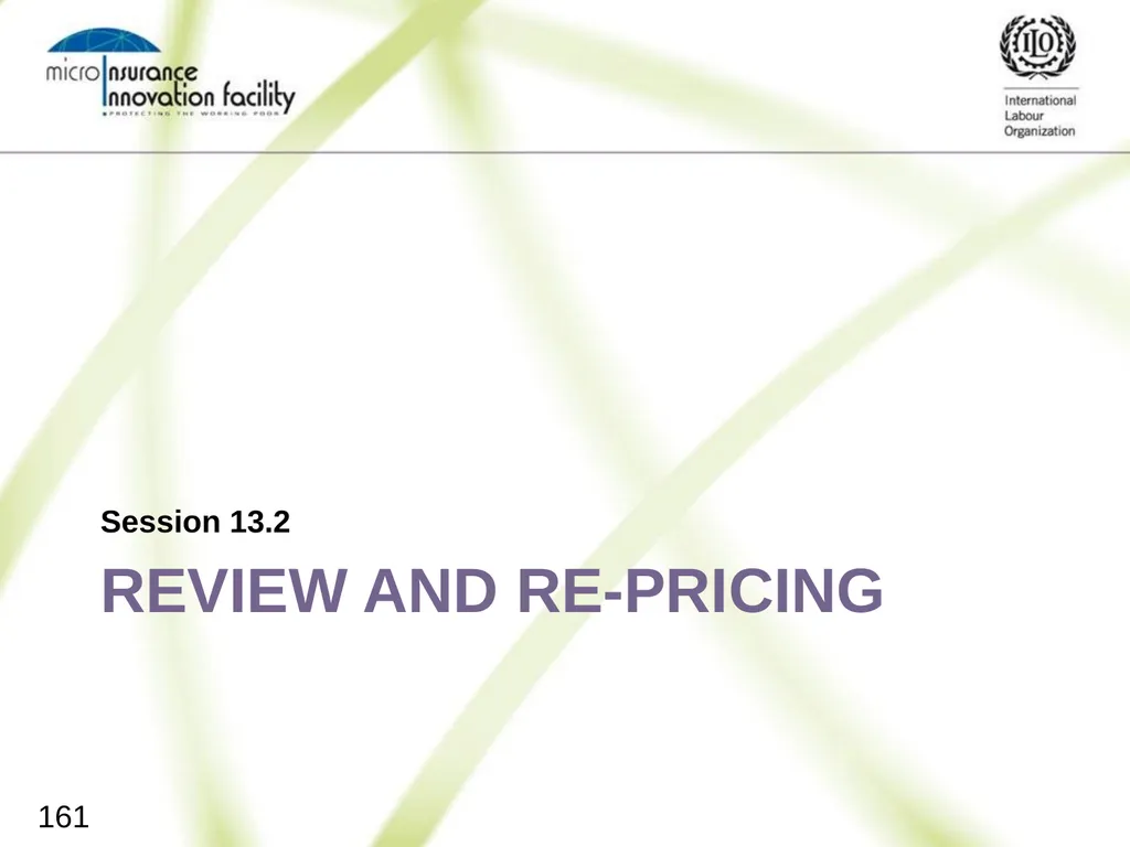 Pricing for Microinsurance Location Date Trainer 1 - slide 158 of 203