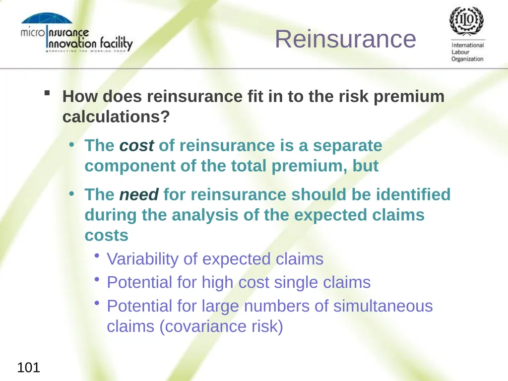 Pricing for Microinsurance Location Date Trainer 1 - slide 98 of 203