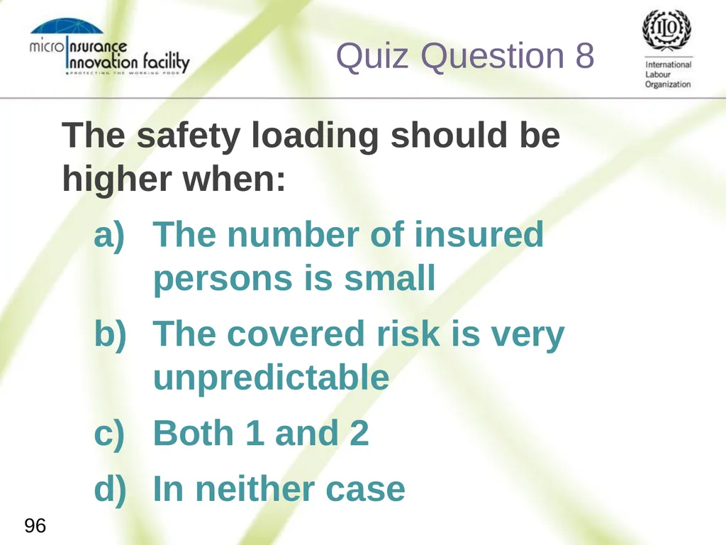 Pricing for Microinsurance Location Date Trainer 1 - slide 93 of 203