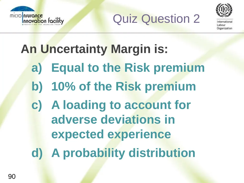 Pricing for Microinsurance Location Date Trainer 1 - slide 87 of 203