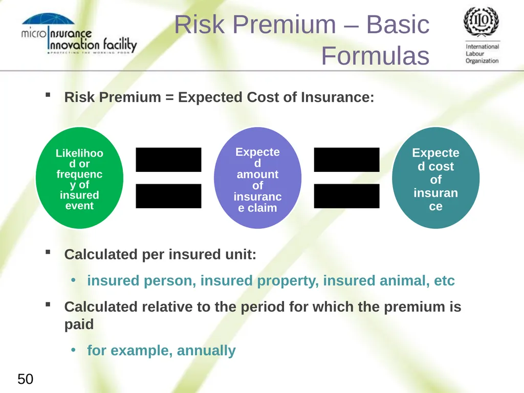 Pricing for Microinsurance Location Date Trainer 1 - slide 48 of 203