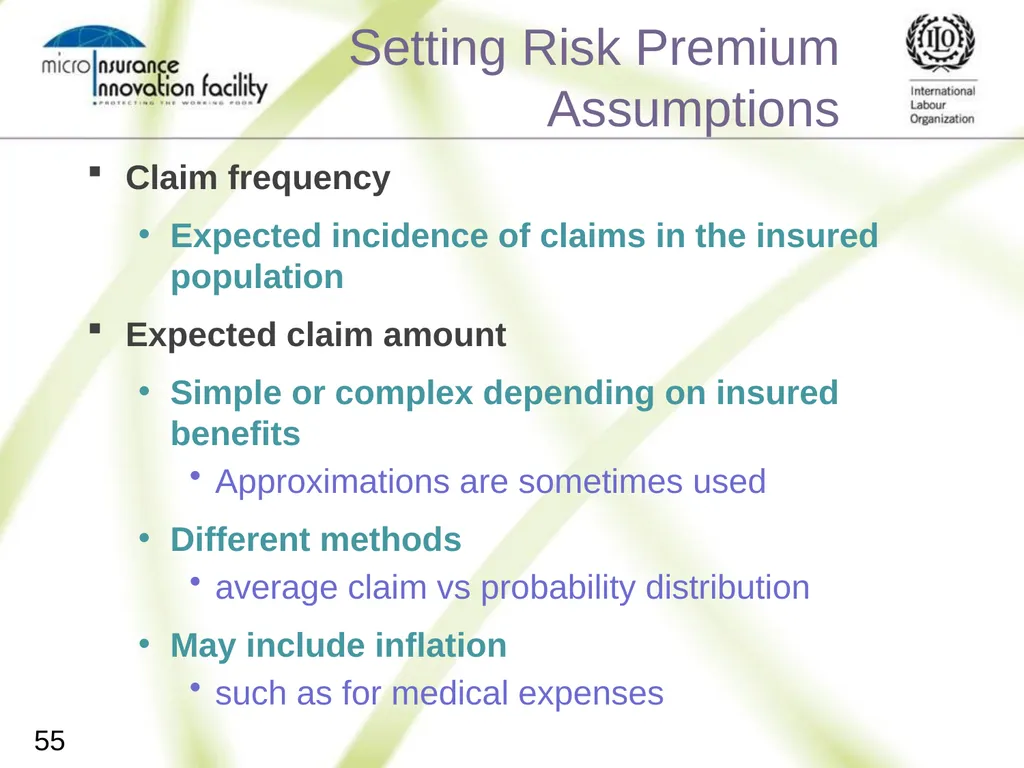 Pricing for Microinsurance Location Date Trainer 1 - slide 53 of 203