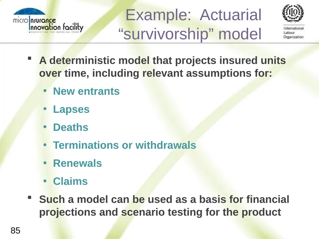 Pricing for Microinsurance Location Date Trainer 1 - slide 82 of 203