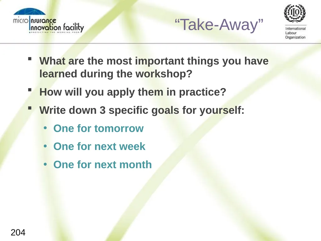 Pricing for Microinsurance Location Date Trainer 1 - slide 201 of 203