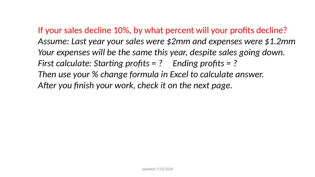 Basic Business Calculations for BUS 170 - slide 19 of 37