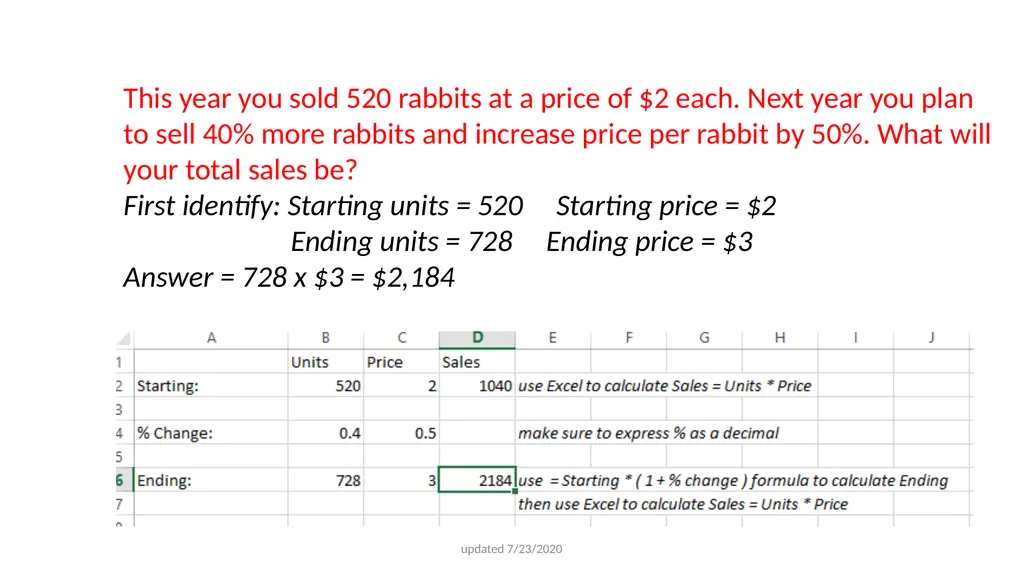 Basic Business Calculations for BUS 170 - slide 28 of 37