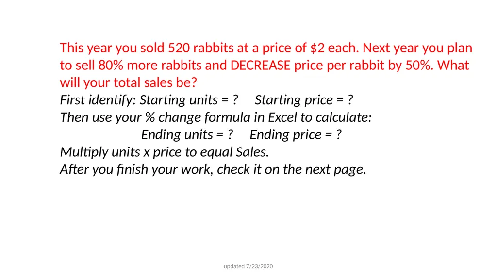 Basic Business Calculations for BUS 170 - slide 29 of 37