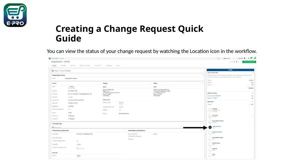 Shopping is Easy in ePro! 1 Creating a Service - slide 11 of 11