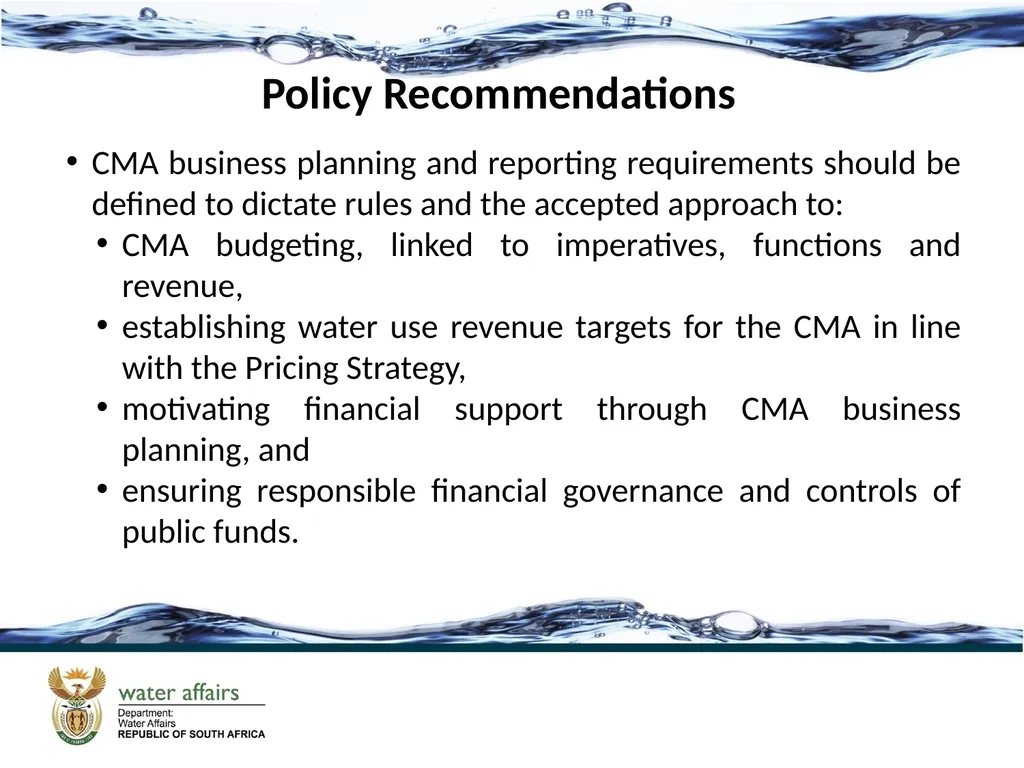 REDEFINING FINANCE DATE: 03 DECEMBER 2013 CMA as a - slide 22 of 29