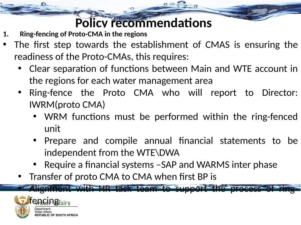 REDEFINING FINANCE DATE: 03 DECEMBER 2013 CMA as a - slide 17 of 29
