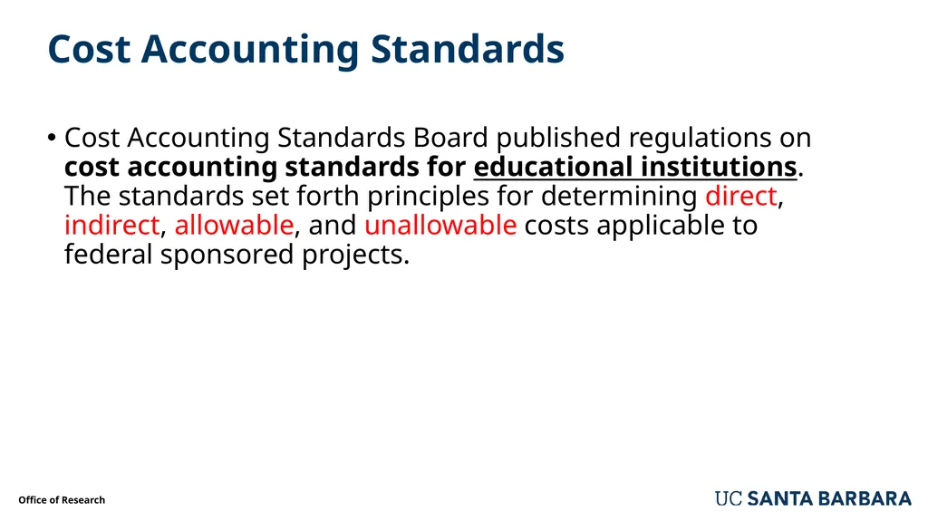 Star Class Cost Accounting Standards and Costing - slide 18 of 82