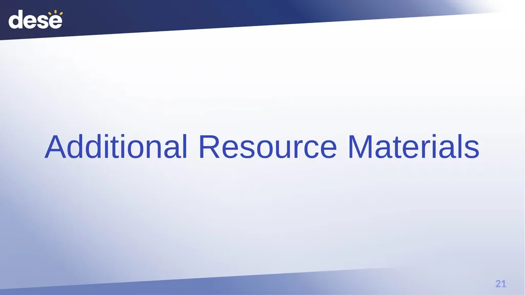 Extraordinary Relief and Reserve Relief Office of - slide 21 of 27
