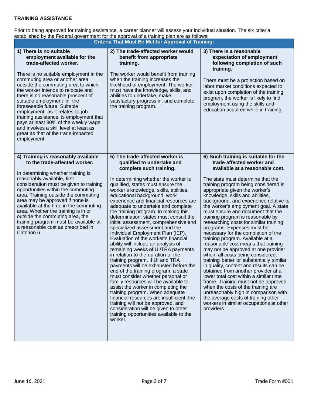 Trade Benefit Rights and Obligations (BRO) TRADE - slide 3 of 7
