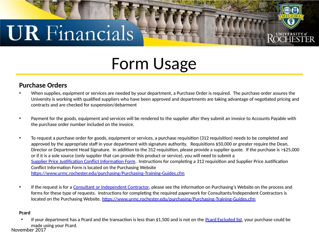 F4 Payment Request Form Training Reference - slide 5 of 18