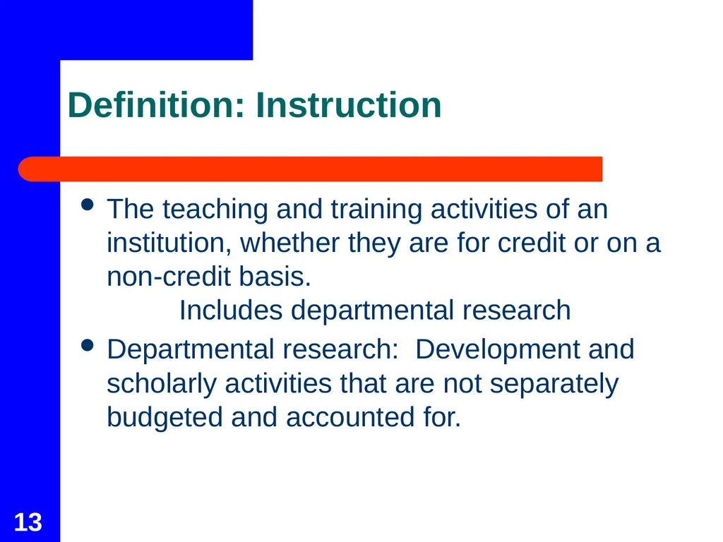 Facilities & Administrative Cost Rate Proposal - slide 13 of 21