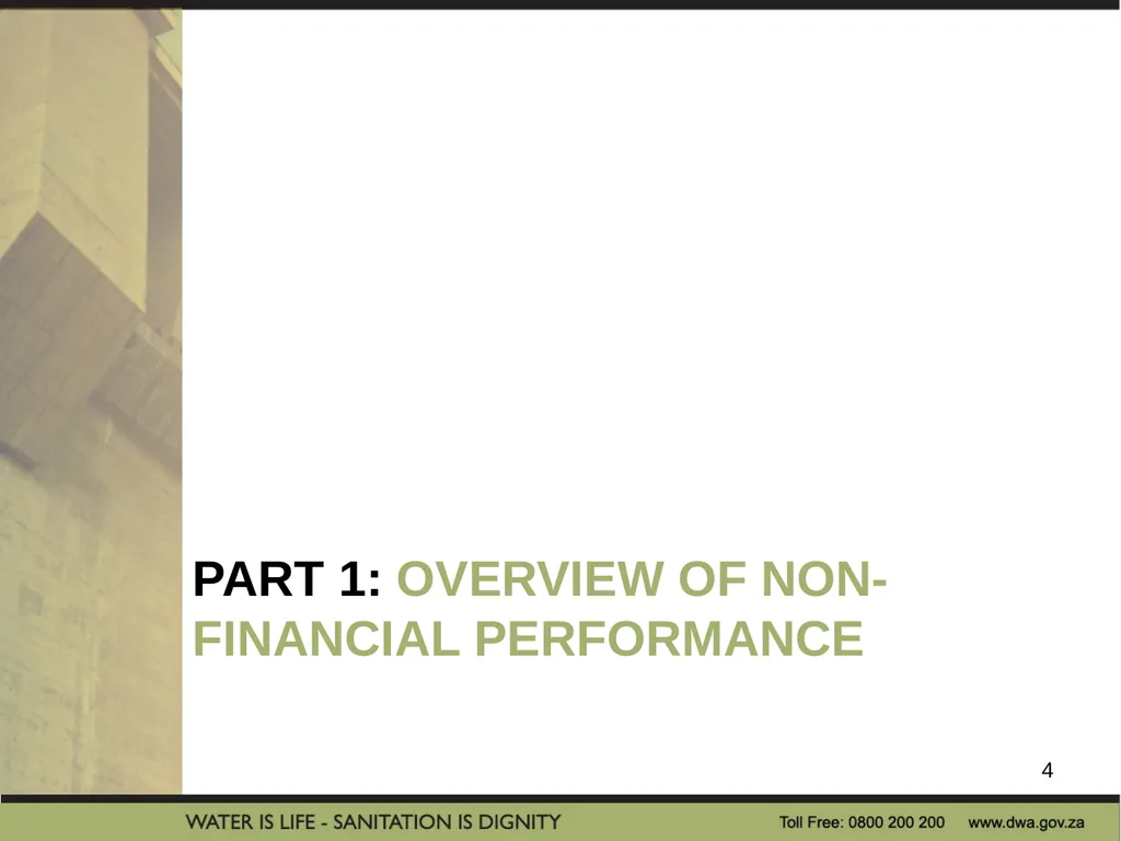 PRESENTATION TITLE Presented by: Name Surname - slide 4 of 26