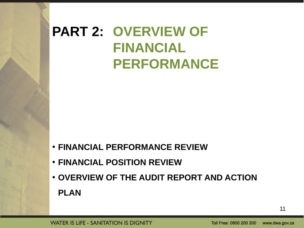 PRESENTATION TITLE Presented by: Name Surname - slide 11 of 26