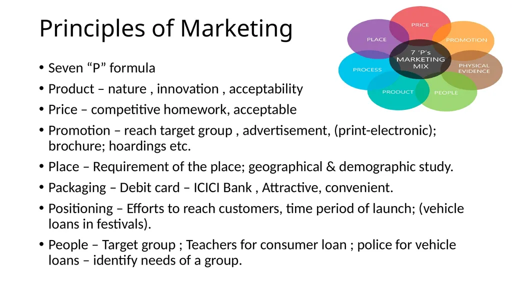 Marketing of Deposits Marketing definition :- Is - slide 2 of 19