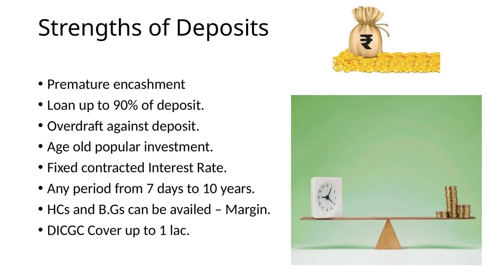 Marketing of Deposits Marketing definition :- Is - slide 9 of 19