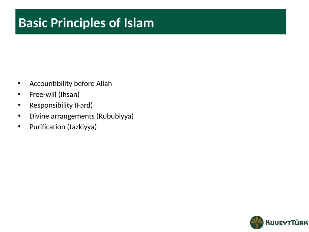 PRINCIPLES OF ISLAMIC BANKING Mustafa Dereci Group - slide 11 of 68