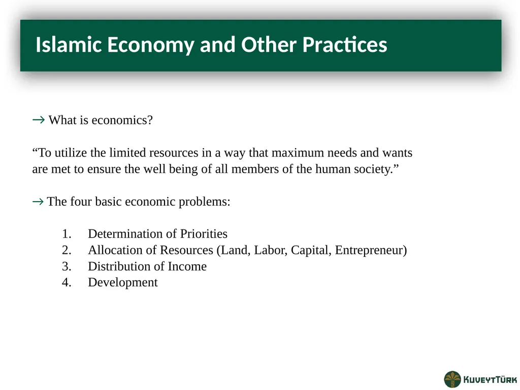 PRINCIPLES OF ISLAMIC BANKING Mustafa Dereci Group - slide 2 of 68