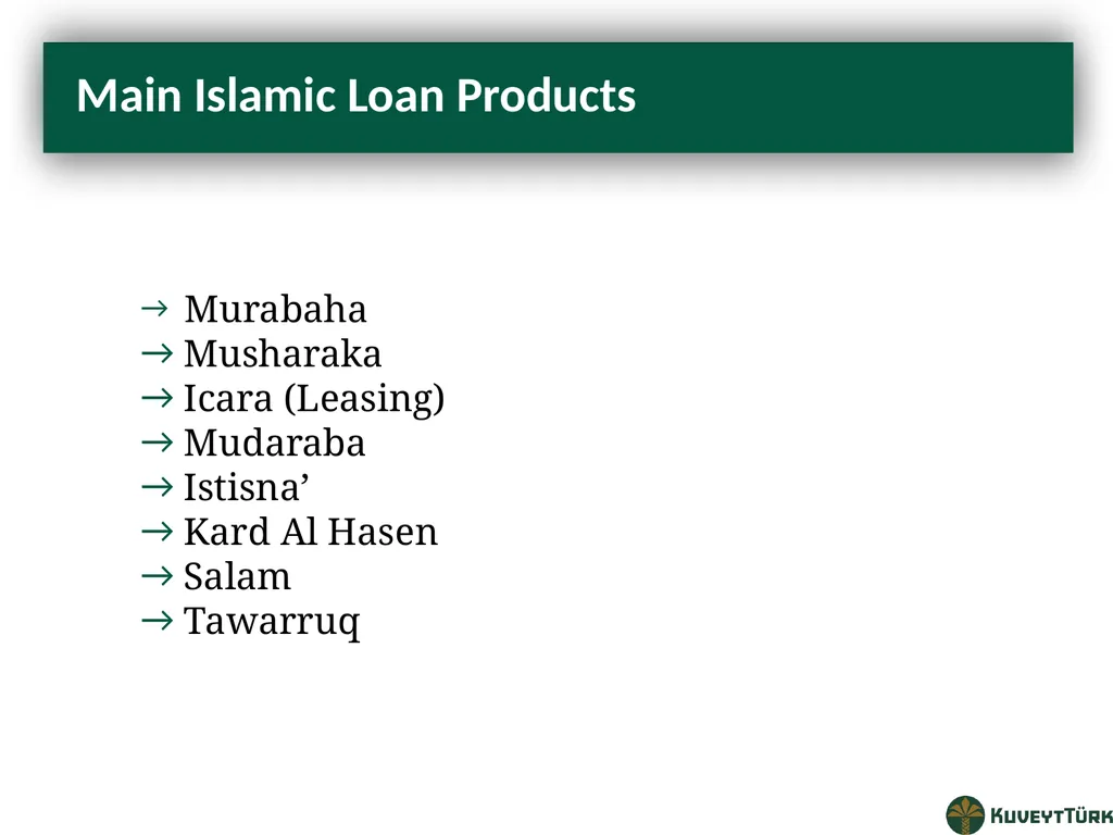 PRINCIPLES OF ISLAMIC BANKING Mustafa Dereci Group - slide 40 of 68