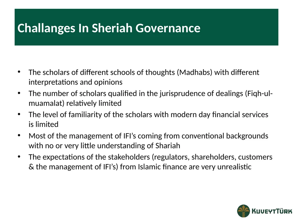PRINCIPLES OF ISLAMIC BANKING Mustafa Dereci Group - slide 23 of 68