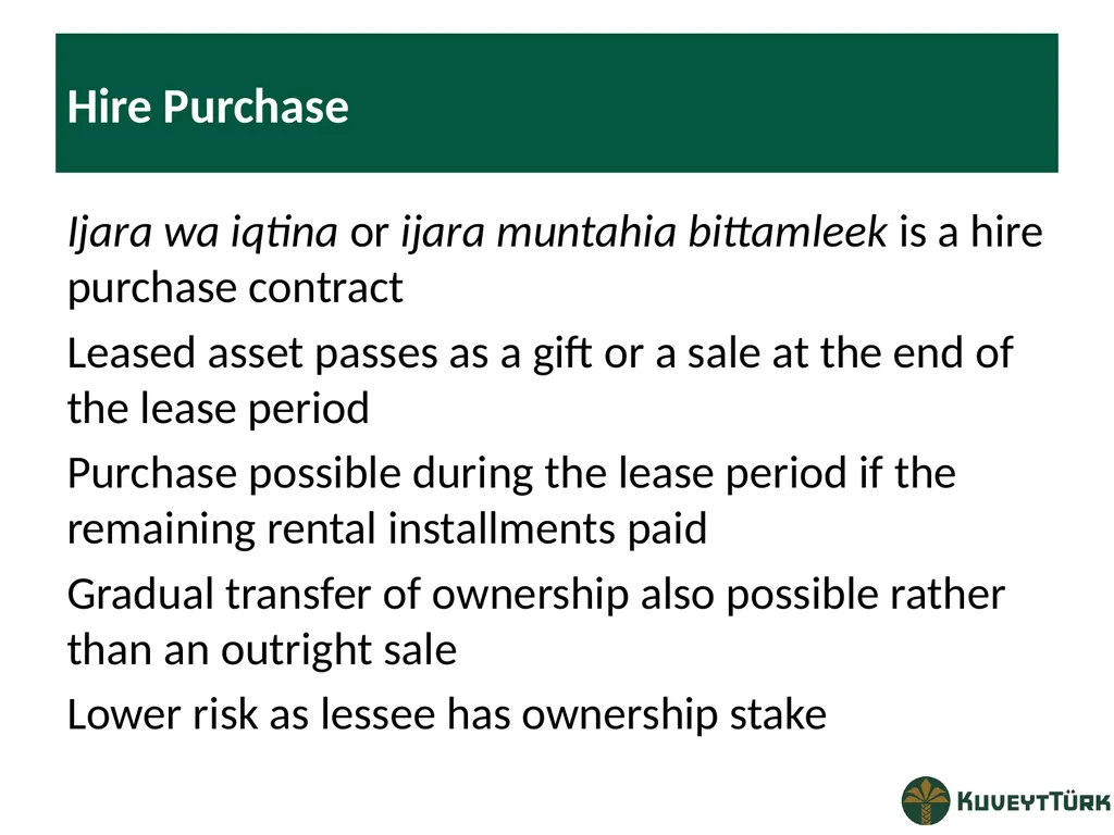 PRINCIPLES OF ISLAMIC BANKING Mustafa Dereci Group - slide 50 of 68