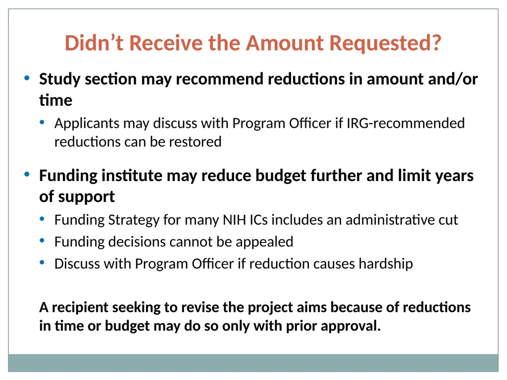 Budget Building Blocks for Investigators NIH - slide 28 of 41