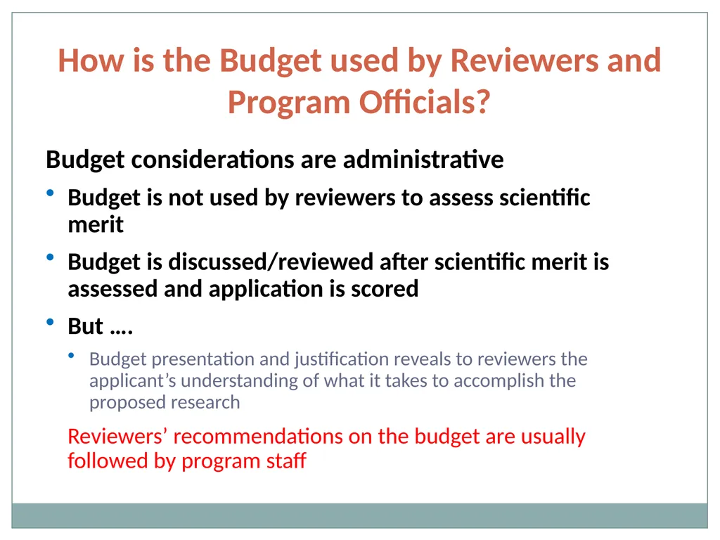 Budget Building Blocks for Investigators NIH - slide 26 of 41