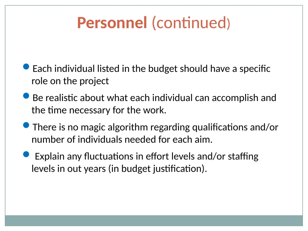 Budget Building Blocks for Investigators NIH - slide 17 of 41