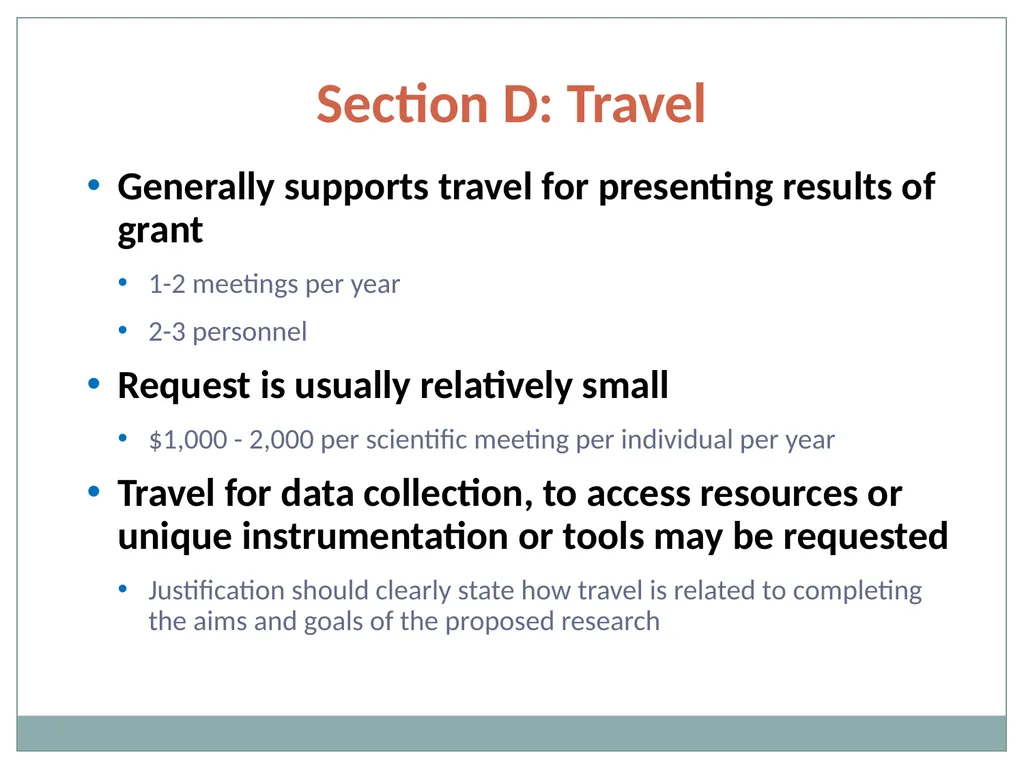 Budget Building Blocks for Investigators NIH - slide 20 of 41