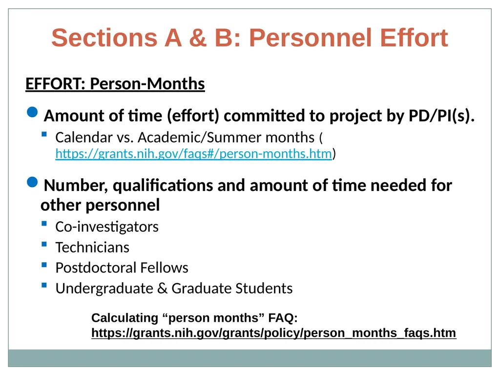 Budget Building Blocks for Investigators NIH - slide 15 of 41