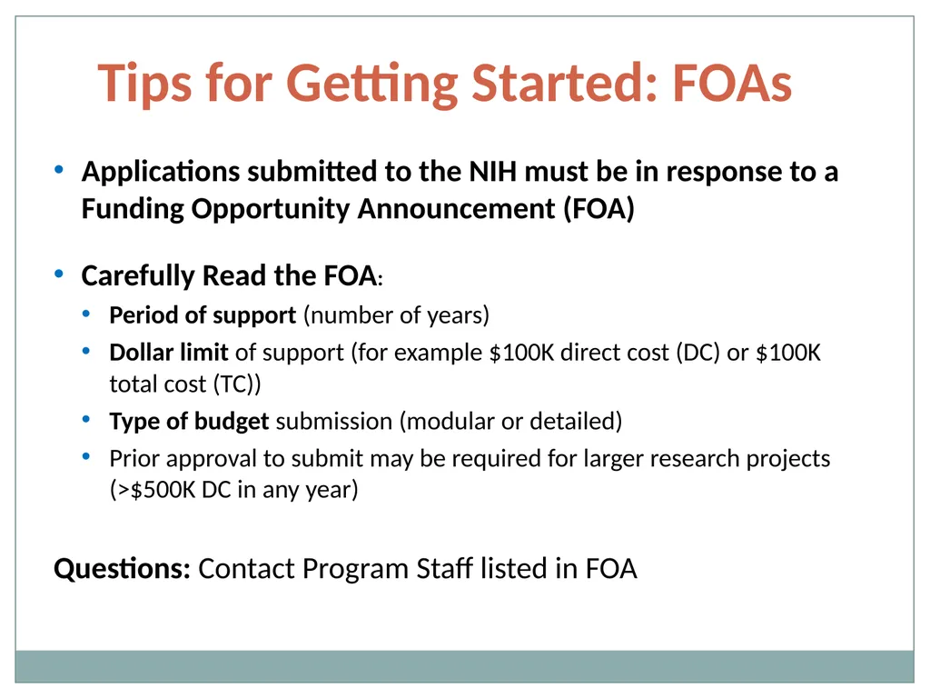 Budget Building Blocks for Investigators NIH - slide 4 of 41