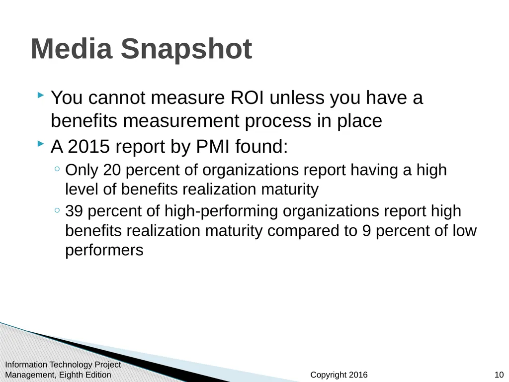 Chapter 7 Project Cost Management Information - slide 10 of 41