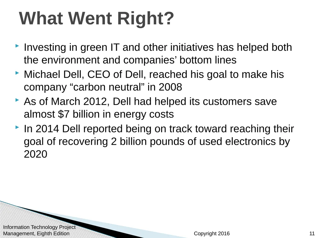 Chapter 7 Project Cost Management Information - slide 11 of 41